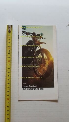 Harley-Davidson SXT 125- SX 175-250 depliant originale moto genuine brochure