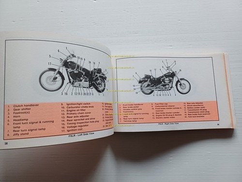 Harley-Davidson tutti modelli 1990 manuale uso manutenzione inglese originale