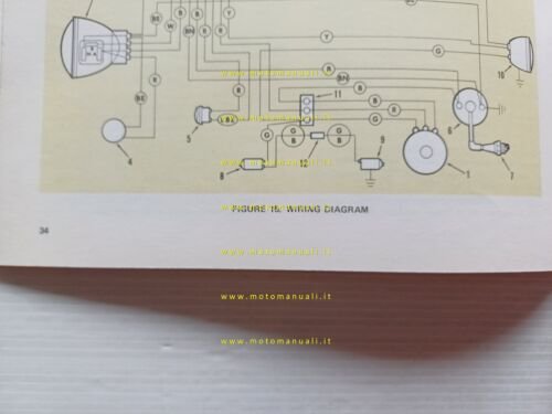 Harley-Davidson X-90 1974 manuale uso manutenzione libretto inglese originale