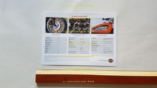 Harley-Davidson XL 883 R Sportster depliant USA originale