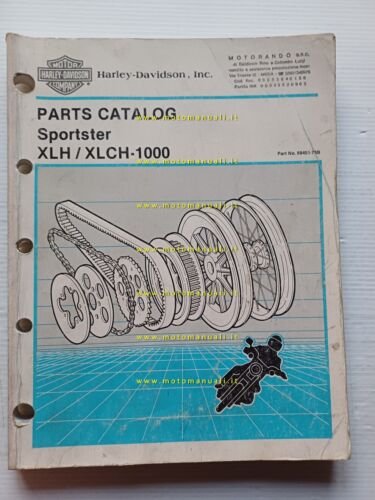 Harley-Davidson XLH-XLCH 1989 catalogo ricambi originale spare parts catalog