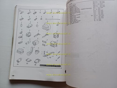Harley-Davidson XLH-XLCH 1989 catalogo ricambi originale spare parts catalog