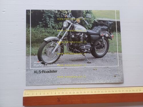 Harley-Davidson XLS Roadster 1000 1981 depliant USA originale
