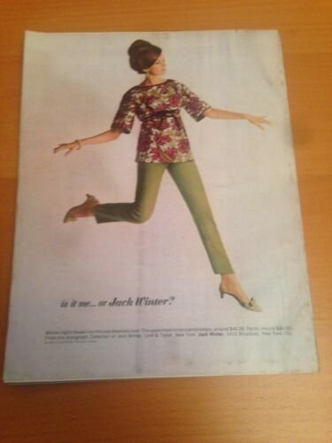 Harper's Bazaar November 1964 Cover Sokolsky Interview Simenon Rivista Magazine