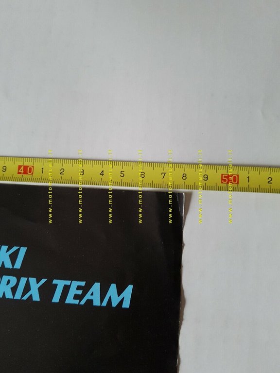 HB-Suzuki Grand Prix Team 1985 poster manifesto originale no depliant …