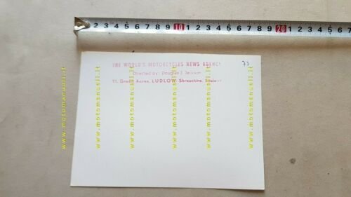 Hercules 125 Regolarità Enduro 1973 foto cartella stampa originale no …