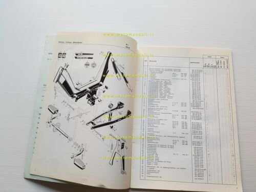 Hercules DKW 50 M1 506-M2 504-M3 510-P1 505-16 catalogo ricambi …