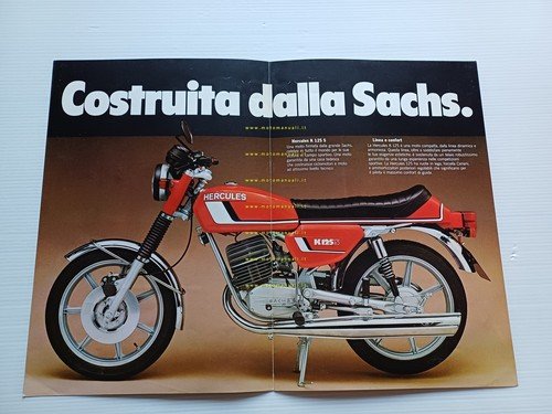 Hercules K 125 S depliant originale italiano