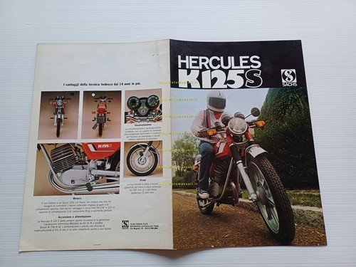 Hercules K 125 S depliant originale italiano