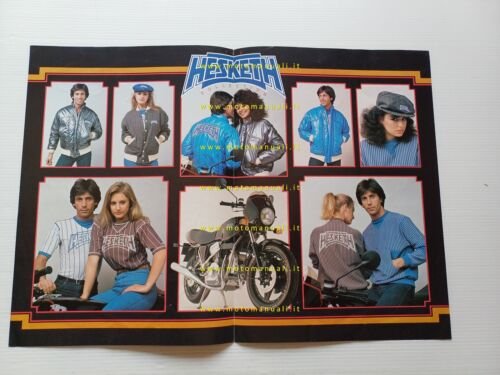 Hesketh Linea abbigliamento 1981 depliant inglese originale