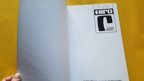 HIRO motore 125 S 1984 catalogo ricambi originale