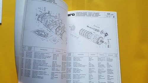 HIRO motore 125 S 1984 catalogo ricambi originale engine parts …