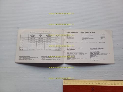 HIRO Motori 125-250 Cross Reg. manuale uso manutenzione originale italiano
