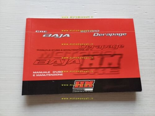 HM 50 CRE Baja Motard Derapage 2003 manuale uso manutenzione …