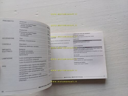 HM 50 CRE Baja Motard Derapage 2003 manuale uso manutenzione …