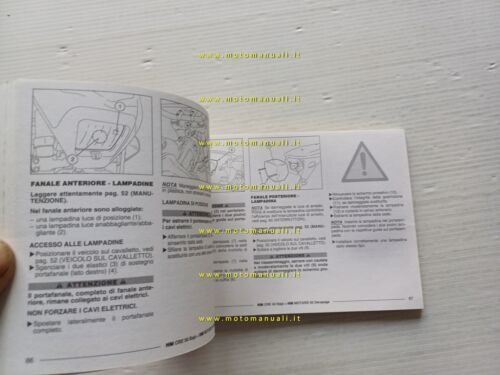 HM 50 CRE Baja Motard Derapage 2003 manuale uso manutenzione …