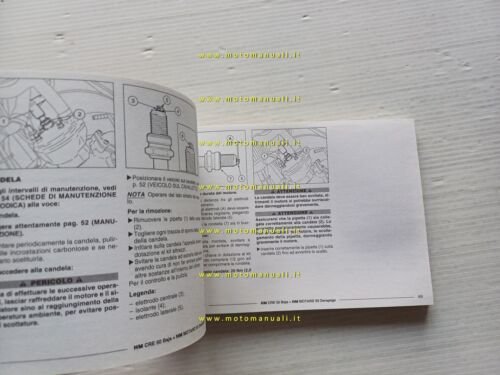 HM 50 CRE Baja Motard Derapage 2003 manuale uso manutenzione …