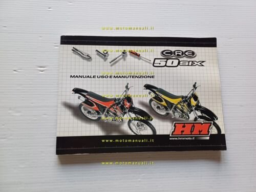 HM 50 CRE Six 2001 manuale uso manutenzione libretto istruzioni …