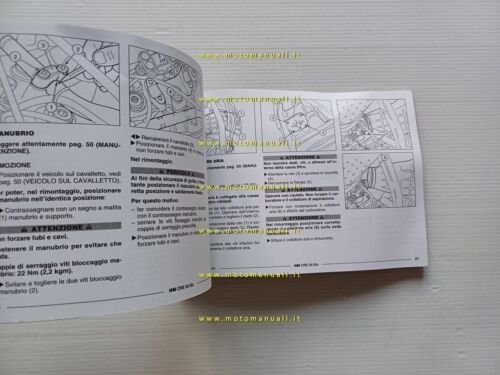 HM 50 CRE Six 2001 manuale uso manutenzione libretto istruzioni …