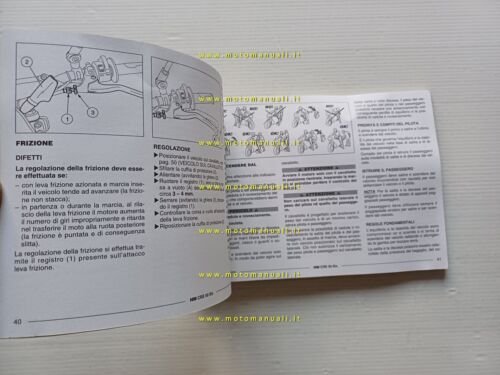 HM 50 CRE Six 2001 manuale uso manutenzione libretto istruzioni …