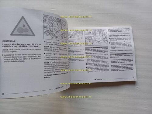 HM 50 CRE Six 2001 manuale uso manutenzione libretto istruzioni …
