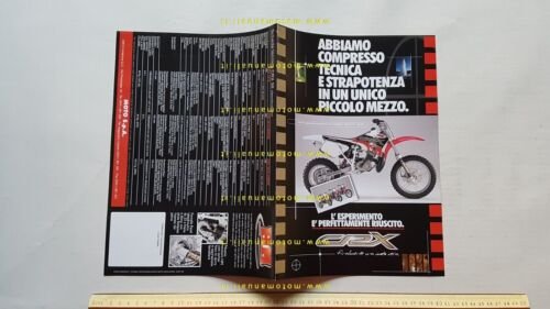 HM CRX 50 minicross 1999 depliant originale italiano