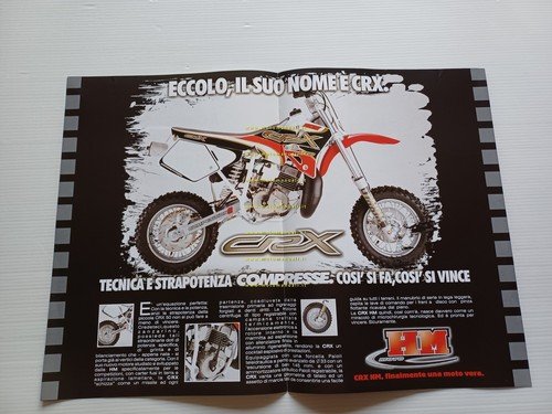 HM CRX 50 minicross depliant italiano originale