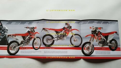 HM Honda CRE CRM 2008 enduro supermoto depliant originale italiano …