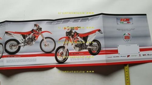 HM Honda CRE CRM 2008 enduro supermoto depliant originale italiano …