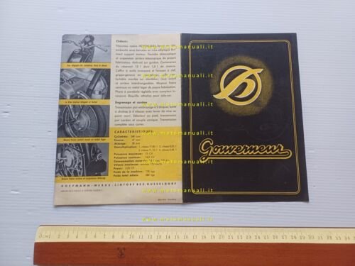 Hoffmann Gouverneur MP 250 depliant francese originale