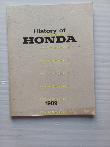 Honda - History of Honda 1946-1989 - presentazione modelli auto …