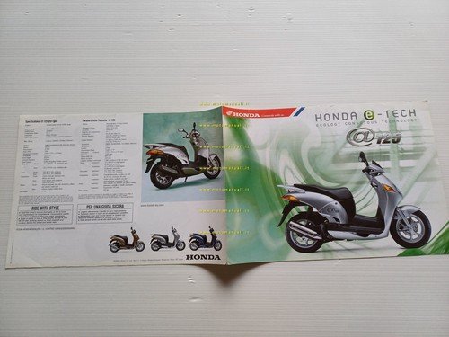 Honda @ 125 scooter 1999 depliant italiano originale
