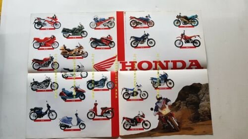 Honda 1991 produzione moto depliant originale brochure
