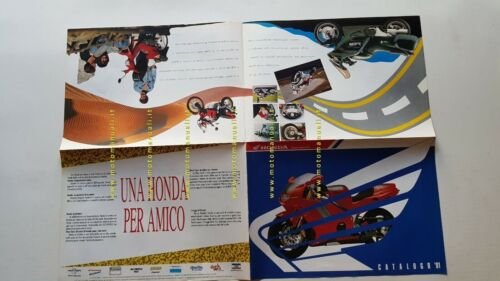 Honda 1991 produzione moto depliant originale brochure