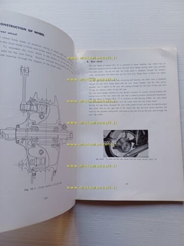 HONDA 250-300 C7277 -CS7277 -CB7277 1960-5 manuale officina INGLESE originale
