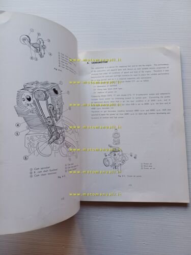 HONDA 250-300 C7277 -CS7277 -CB7277 1960-5 manuale officina INGLESE originale