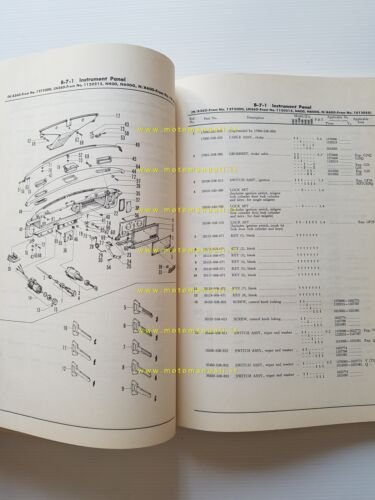 HONDA 350 400 600 Sedan - Van 1973 catalogo ricambi …