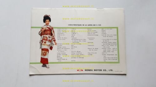 Honda 50 Super Cub C 100 - C 102 1959 …