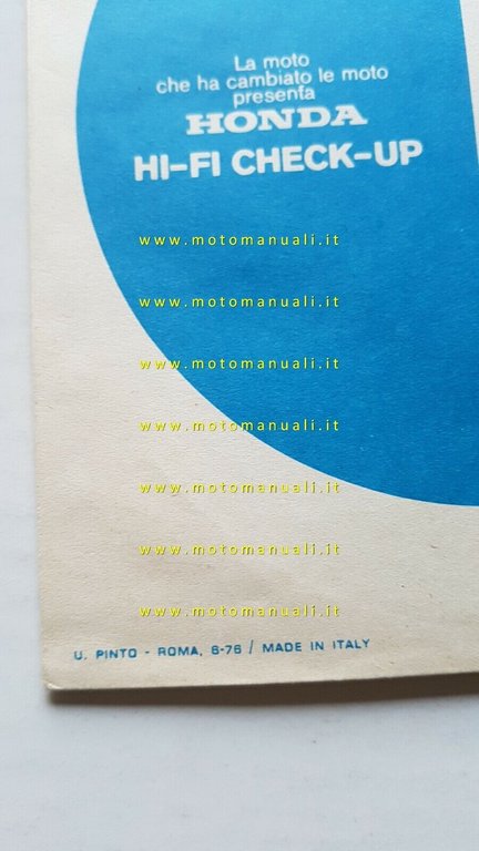 Honda 750 SS 1976 disco 45 giri gadget promozionale originale …