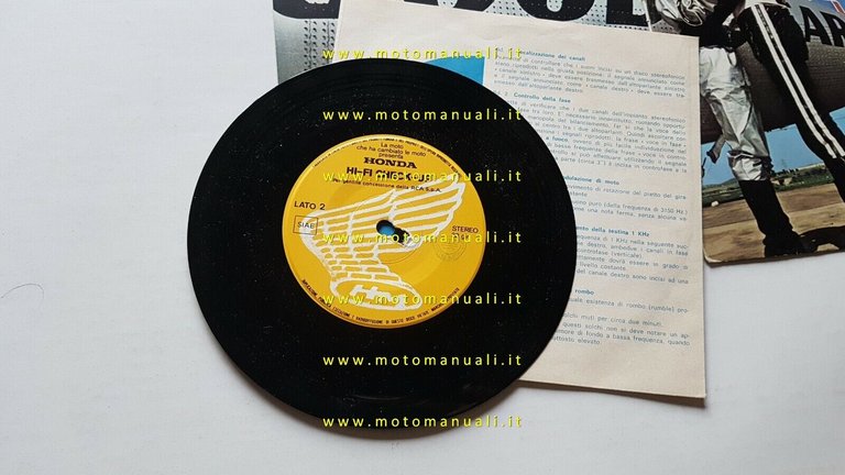 Honda 750 SS 1976 disco 45 giri gadget promozionale originale …