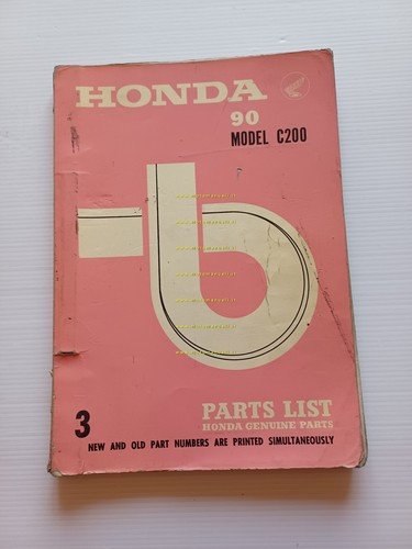 Honda 90 C200 1966-67 catalogo ricambi originale