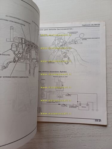Honda Africa Twin XRV 750 VARIANTI 1991 manuale officina ITALIANO …