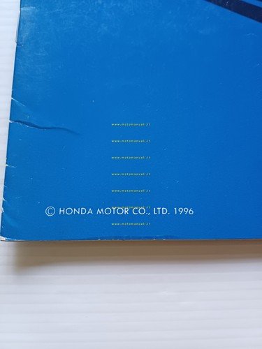 Honda Africa Twin XRV 750 VARIANTI 1996 manuale officina ITALIANO …