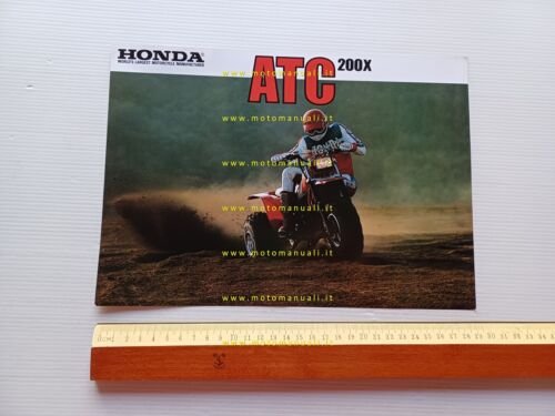 Honda ATC 200 X 1984 depliant originale inglese printed in …