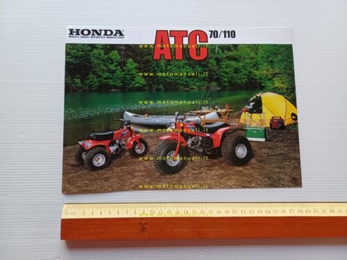Honda ATC 70 - 110 1984 depliant originale inglese printed …