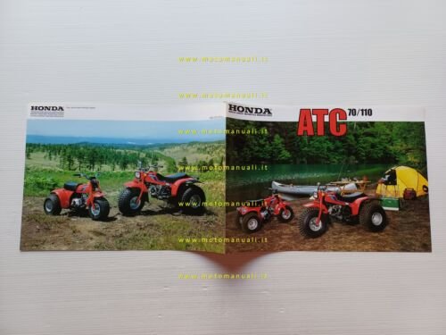 Honda ATC 70 - 110 1984 depliant originale inglese printed …