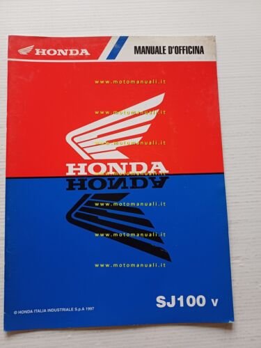 Honda Bali SJ 100 VARIANTI 1997 manuale officina ITALIANO originale