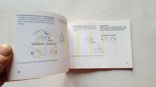 Honda BALI SJ 50 1993 manuale uso manutenzione libretto originale …