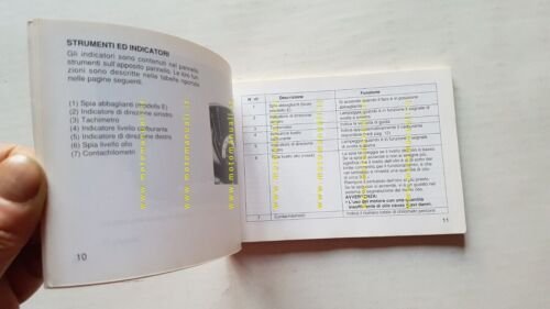 Honda BALI SJ 50 1993 manuale uso manutenzione libretto originale …