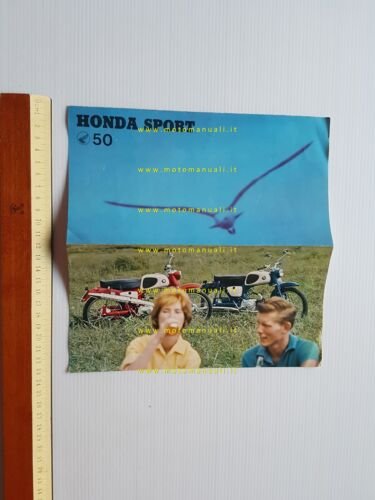 Honda C 110 Sport Cub 50 1962 depliant originale